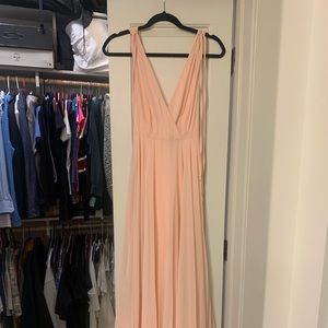 Lulus light pink gown